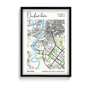 Street Map Wall Art